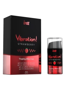 Immagine di Intt Strawberry Vibrating Gel, uno stimolante unico per migliorare l'erezione