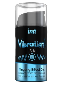 Intt vibrating gel with refreshing effect for oral pleasure and female stimulation