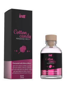 Gel de Massage Comestible Cotton Candy 30ml - Intt