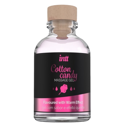 Cotton Candy Comestible Massage Gel 30ml - Intt