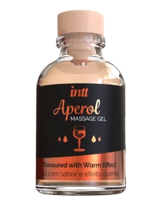 Gel de Massage Comestible Effet Chaud Intt - Apérol