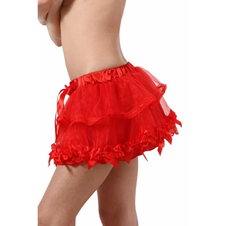 Image of the Soisbelle ruffled miniskirt in sexy lingerie for women