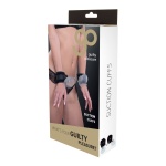 Menottes Velcro BDSM avec ventouses de la collection Guilty Pleasure