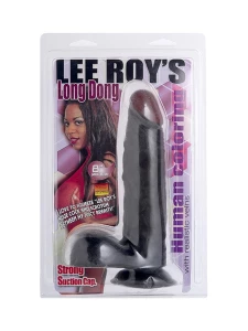 Image of LEE ROYS BLACK 8" Realistic Dildo by Nmc