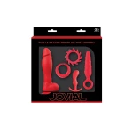Image of the NMC 5-piece silicone anal set containing various sex toys