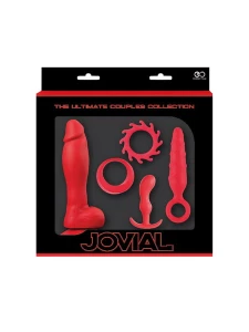 Image of the NMC 5-piece silicone anal set containing various sex toys