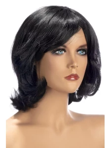 Victoria mid-length wig in black by World Wigs
