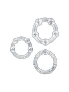 Image of Glamy Rings Transparent Cockrings Kit for Men