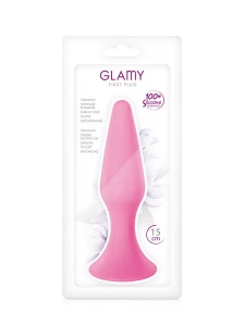Glamy First L anal plug in black silicone