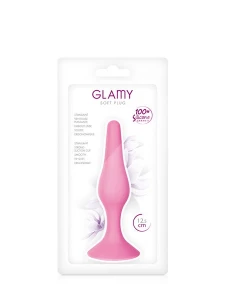 Image of Glamy M Anal Silicone Plug in pink