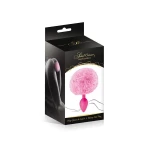 Immagine del Plug anale in silicone rosa con coda di coniglio di Sweet Caress