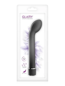 Abbildung des G-Punkt-Vibrators Glamy schwarz für präzise Stimulation