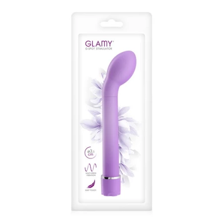 Image of the G-Spot Glamy Violet Vibrator, the ideal sextoy for precise G-spot stimulation