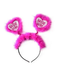 Image of the Pink Bridal Headband by Fun Novelties