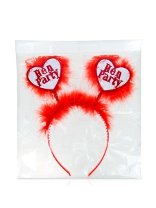 Image of the Fun Novelties Red Feather Headband
