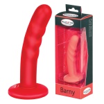 Immagine del dildo in silicone Malesation Barny Red, un dildo ergonomico e di alta qualità