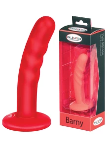 Immagine del dildo in silicone Malesation Barny Red, un dildo ergonomico e di alta qualità