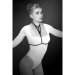 Harnais de corps sexy Mia par Bijoux Pour Toi en polyester élastique noir