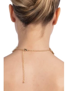 Collier Doré Strass Emma de Bijoux Pour Toi