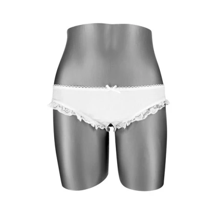 Open Tania white lace panties by Fashion Secret