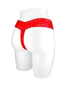 Bild des Offenen String aus roter Spitze von Fashion Secret, eine perfekte Wahl, um Ihrem intimen Outfit einen verführerischen Touch zu verleihen.