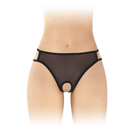 Immagine della Ophélia Culotte ouverte noire, lingerie sexy da donna di Fashion Secret