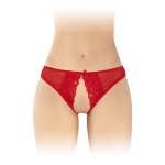 Culotte Christine Ouverte Rouge par Fashion Secret - Lingerie Sexy