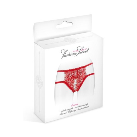 Red Emma open lace panties by Fashion Secret