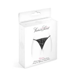 Perizoma nero con perle Venusina di Fashion Secret