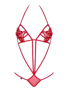 Luiza red thong body by Obsessive