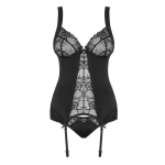 Image of the Heartina Obsessive black underwired bustier