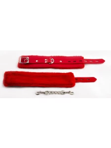 Image of Smart Moves plush lined BDSM ankle cuffs
