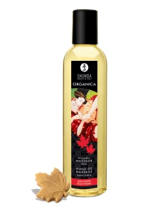 Bottle of Maple Delight Delectable Massage Oil by Shunga