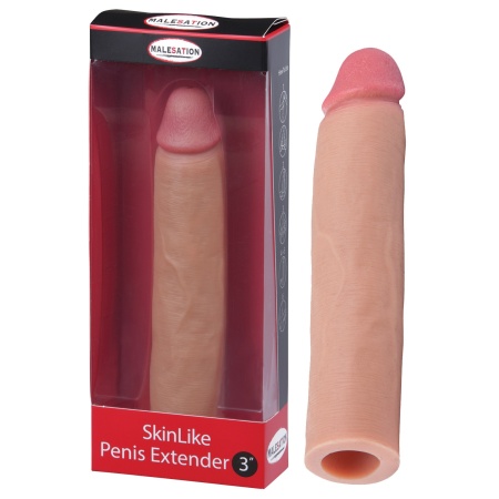 SkinLike 3" penis sleeve from Malesation