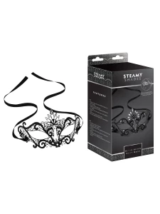 Image of the STEAMY SHADES Orgi Bling Bling Mask, black with elegant details