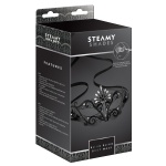 Image of the STEAMY SHADES Orgi Bling Bling Mask, black with elegant details
