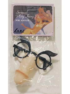 Zizi-Brille von Joke Items, perfekt für einen humorvollen Abend