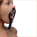 BDSM accessories - Mouth spreader and nipple clamps