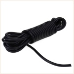 6m schwarzes Silikon-Bondage-Seil für intensive BDSM-Erfahrungen