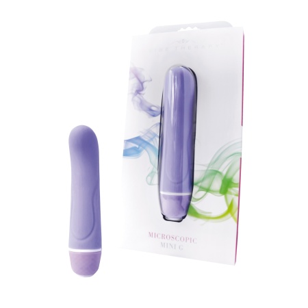 Image of the Vibe Therapy Mini G-Spot Vibrator, a blue medical silicone sextoy for women