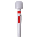 Image of the Love Wand Massager by MINDS of LOVE in white/red