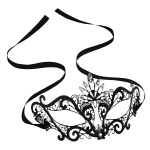 Immagine della maschera STEAMY SHADES Orgi Bling Bling, nera con dettagli eleganti