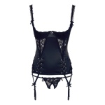 Open satin bustier from the Cottelli Collection - Sexy Lingerie for Women