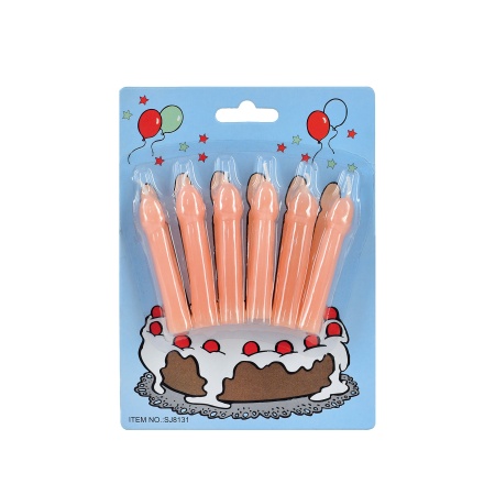 Fun Novelties Zizi candles for naughty birthdays