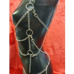 Metal chain harnesses for a unique fetish experience