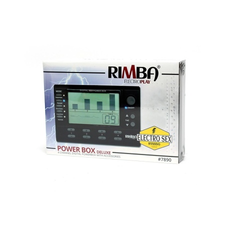 Image of the Rimba Electro Play Power Box with LCD screen for electrostimulation
