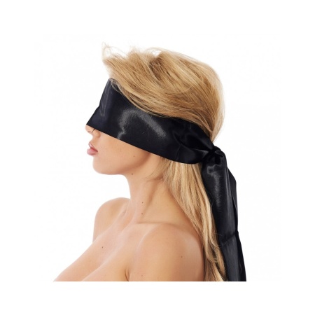 Bild von Rimba Stirnband Schwarz, ein elegantes und vielseitiges Bondage-Accessoire