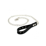 BDSM Necklace with Metal Lead by Rimba, domination accessory