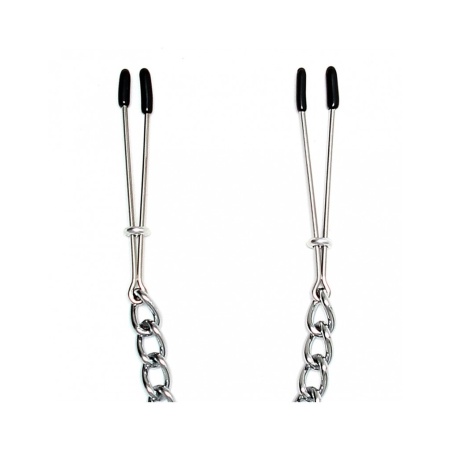 Rimba Bondage Play adjustable silver plated breast clamps