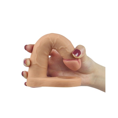Image of LoveToy Ultra Soft Double Penetration Realistic Dildo